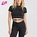 short sleeved crop tops